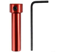 Aluminum Alloy Sleeve For Structural Tube Alignment With Integrated Socket And Portable Wrench Functionality(Aluminum Tube Red)