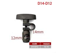 Aluminum Alloy Sleeve Swivel Clamp Chuck for Use with for Magnetic Stands and Dial Indicator Gauges, Strong and Steady (D12-D12)