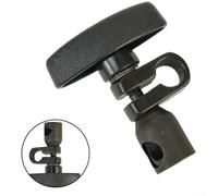 Aluminum Alloy Sleeve Swivel Clamp Chuck for Use with for Magnetic Stands and Dial Indicator Gauges, Strong and Steady (D10-D10)