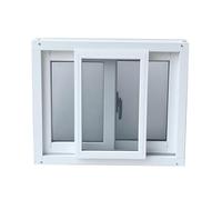 Aluminum Alloy Sliding Basement Window with Screen 51x51cm Replacement for Houses Bathrooms ShedsDurable EnergyEfficient Easy to Install