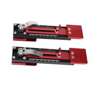 Aluminum Alloy Sliding Mounting Gauge 2PCS Clear Standard Scales Installation Tool High Strength 360° Rotating Locking Clamp for Fiber Cement Wall Panels Professional Use