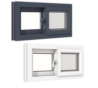 Aluminum Alloy Sliding Shed Windows with Tempered Glass & Screen 22"-40" Mobile Home Replacement for Basements RVs Barns & Playgrounds (White 40x23)