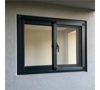 Aluminum Alloy Sliding Window, Shed Window with 4mm Tempered Glass & Screen, Mobile Home Replacement Windows for Shed, Chicken Coop, Garage, Bathroom(A,HxW(78X98CM))