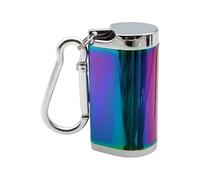 Aluminum Alloy Small Ashtray Portable Sealed Holder Prevents Ashing Scattering for Commuting and Outdoor Activity Use Pocket Ashtray