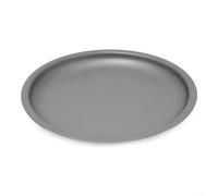 Aluminum Alloy Small Dish for Camping and Outdoor Use Lightweight Nonstick Dinner Plate, Ideal for Home Cooking (L gray)