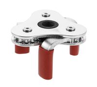 Aluminum Alloy Smoke Transducer Assembly Head for Office Maintenance | Universal Gripper Device, Supports Sensor Adjustment and Replacement, Silver Finish, Commercial Buildings Use Random Color