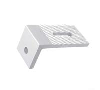 Aluminum Alloy Solar Panel Mounting Bracket, 90 Degree Solar Panel Mounting L Bracket for Panels Ranging from 10W to 100W(1pc)