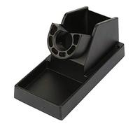 Aluminum Alloy Soldering Iron Stand Heavy Duty Heat Resistant Stable Holder for Electronics Repair and DIY Projects Black Durable Tool with High Heat Dissipation