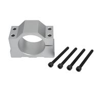 Aluminum Alloy Spindle Motor Bracket Clamp for CNC Machines - 40/45/52/65/80mm ID, Sandblasted Finish, Wear-Resistant Fixing Base(52MM)