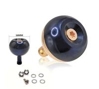 Aluminum Alloy Spinning Reel Knob 38mm with Bearings for Daiwa | Fuego Exist Luvias Certate Shimano Stella Vanquish Twin Power Stradic Ultegra Soare Sephia Cardiff Black Gold