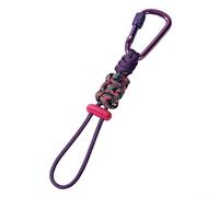 Aluminum Alloy Spring Buckle for Water Bottles Featuring Ergonomic Press Activation and Threaded Security Lock for Repeated Use (purple)