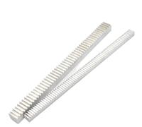 Aluminum Alloy Spur Gear Rack, 0.5/1/1.5/2 Module, 500mm Length for Precision Motion Control, Straight Teeth Drive Rack