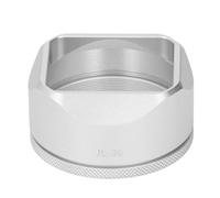 Aluminum Alloy Square Lens Hood Camera Lens Shade for X100VI X100V Camera External Filter Compatibility (Silver)