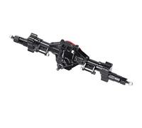 Aluminum Alloy Steel Axle Set, Front, Rear Upgrade Axle Housing, Fit for 1/10 SC × 10 RC Car Model, Increased Height, Width for Enhanced Off Road Performance (Rear axle)