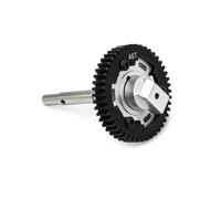 Aluminum Alloy + Steel Three-Point Support 46T/50T/52T/54T Gear Shaft Assembly RC Upgrade Parts for TRAXXAS 1/5 X-MAXX 8S XRT RC Car (46T)