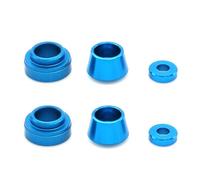 Aluminum Alloy Steering Knuckle/Front Steering Cup Pad for 1/10 Tamiya TT02 RC Car Bushing Gasket Accessories Upgrade