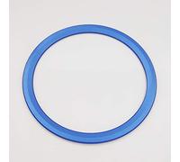 Aluminum Alloy Steering Wheel Ring Sticker For Jaguar XF XE F-PACE F-TYPE (Blue)