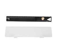 Aluminum Alloy Straight Ruler 25cm Professional Grade High Precision Multifunctional Measuring Tool for Woodworking Drawing Drafting and Engineering Students Artists Hobbyists