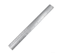Aluminum Alloy Straight Ruler, Dual-Scale Metric and for Imperial, Measuring Tool for Engineers and Drafting, 30cm(30CM)