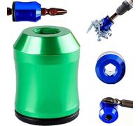 Aluminum Alloy Strong Magnetic Screw for 1/4 Inch/6.35mm Screwdriver Bits, 3 in1 Screwdrivers Head Magnetic Universal Screw Bit for Hex Screwdriver and Power Bits Screwring Powerbits