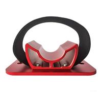 Aluminum Alloy Support Bracket for Bicycle Rear Wheel Fixation on Standard Automotive For Roof Racks (Red)