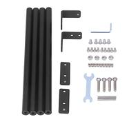 Aluminum Alloy Supporting Rod Set S4, 3D Printer Metal Tie Rod with Connector, Stable Triangular Structure for CR - 10 CR - 10S TEVO Tornado, Upgrade Kit Includes Screws and Wrench