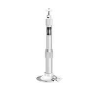 Aluminum Alloy Surveillance Camera Pole Mount, Adjustable Extensible Bracket for Security Cameras & Solar Panels, Wall/Ceiling Installation, Durable & Weather-Resistant