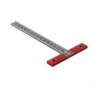 Aluminum Alloy T Shaped Square Ruler for Carpentry Layout and Marking Including Cabinet Shelving Desk and Bookcase Assembly Work