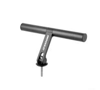 Aluminum Alloy T-Type Handlebar Extender 200mm Extension Bracket with Adjustable Tilt Angle Headset Mount Compatible with For Cycling Accessories(Black)