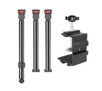 Aluminum Alloy Tabletop Microphones Holder With 360 Degree Swivels And 1/4inch Screw Interfaces 25mm Tube Diameter Multifunctional Desk Mount
