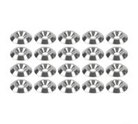 Aluminum Alloy Tapered Washers 19x4.5mm for M6 For Countersunk Screws Suitable for Machinery and Marine Installations 20 Pcs