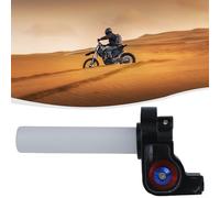 Aluminum Alloy Throttle Grips for Motorcycle, Moped & Scooter - Quick-Install Replacement Handlebar Grip with High-Strength Red/Blue/Gold C(RED)