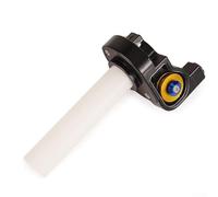 Aluminum Alloy Throttle Grips for Motorcycle Moped Scooter - Quick-install Replacement Handlebar Grip Having High-strength Red/blue/gold Shade Options(GOLD)