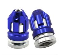 Aluminum Alloy Tire Valve Cap Designed for Motorcycle Use with Wrench-Dependent Mounting and Uniform Rubber Seal Contact (Blue)