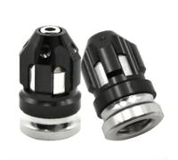 Aluminum Alloy Tire Valve Cap Designed for Motorcycle Use with Wrench-Dependent Mounting and Uniform Rubber Seal Contact (Black)