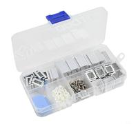 Aluminum Alloy TO-220 Heat Sink and Electrical Insulation Kit for MOSFETs LM78XX LM317 IRF540 IRF9540 TD62083 Applications