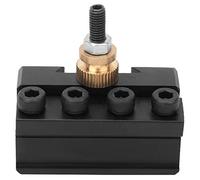 Aluminum Alloy Tool Post Holder Precision Ground Cut Off Blade Holder for Lathe Engine Bench Turning Facing Knurling Operations