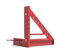 Aluminum Alloy Triangular Ruler Layout Tool with Clear Scale Easy To Read for DIYer Enthusiasts Professional Woodworkers