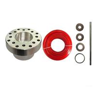 Aluminum Alloy Trimmer Head with 30 Meter Square Grass Rope for Heavy Duty Lawn Trimming and Edge Cutting Performance