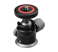 Aluminum Alloy Tripod Ball Head Mount Panoramic Scaled Base Universal 1/4Mount, for DSLR Mirrorless Camera Tripod Mounting