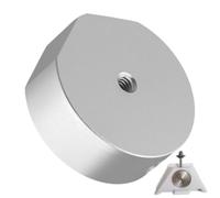 Aluminum Alloy Tripod Mount Adapter For Starlink for MINI, 1/4'' Screw Turn Connector For Starlink for MINI Tripod, Pipe Adapters, Enables Tripod, Fixing Clamp or Bracket Fixing, 75*75*30 mm, Easy