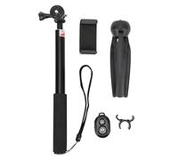 Aluminum Alloy Tripod Selfie Stick Extendable Selfie Stick with Remote Control 29.5-93cm Length /4in Screw for Cellphone and Camera Non-slip Sponge Grip for Stable Selfie Live Stre