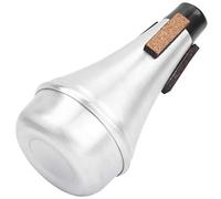 Aluminum Alloy Trumpet Mute for Improving Noise, Beginner Practice Straight Universal Mute