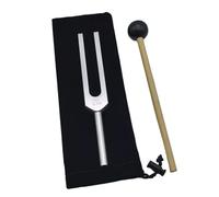 Aluminum Alloy Tuning Forks Set Silver Professional Fork Meditation for Healing Chakra,Sound Therapy(639HZ)