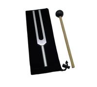 Aluminum Alloy Tuning Forks Set Silver Professional Fork Meditation for Healing Chakra,Sound Therapy(396)