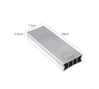 Aluminum Alloy Two-Way Radius Sanding Block for Guitar and Bass Fingerboard Fret Leveling Tool, 250mm Length, Compatible with 7.25"+(9.5 20)