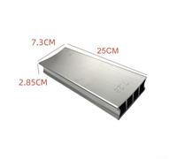 Aluminum Alloy Two-Way Radius Sanding Block for Guitar and Bass Fingerboard Fret Leveling Tool, 250mm Length, Compatible with 7.25"+(7.5 15)