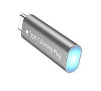 Aluminum Alloy Type C Dummy Plug Virtual Adapter Programmable EDID Remote Desktop Control Headless Display Adapter with Chip