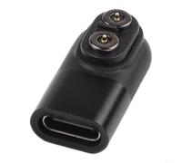 Aluminum Alloy USB C Adapter for LEDLENSER Headlamps(Black) | Compatible with for P and for H series, secure magnetic connection, 5V efficient power, compact travel size