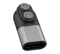Aluminum Alloy USB C Adapter for LEDLENSER Headlamps(Silver) | Compatible with for P and for H series, secure magnetic connection, 5V efficient power, compact travel size